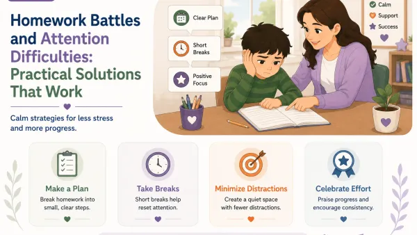 Homework Battles and Attention Difficulties