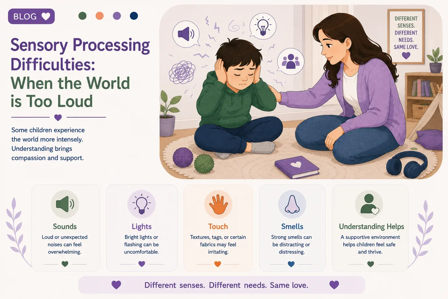 Sensory overload and classroom exhaustion in neurodivergent children